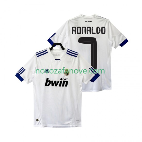 Nogometni Dres Real Madrid Cristiano Ronaldo 7 Retro Muški Domaći 2011 2010 Kratkih Rukava