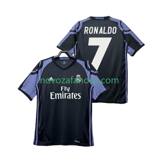Nogometni Dres Real Madrid Cristiano Ronaldo 7 2016 2017 Retro Muški Treći Kratkih Rukava