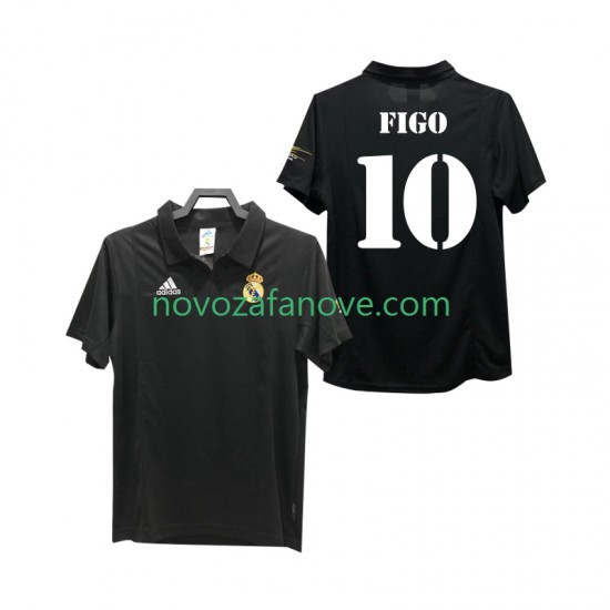 Nogometni Dres Real Madrid FIGO 10 2003 Retro Muški Gostujući 2002 Kratkih Rukava