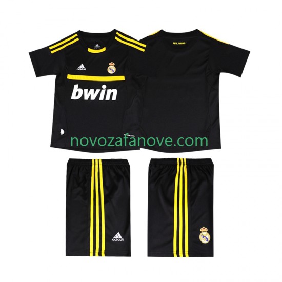 Nogometni Dres Real Madrid -2012 Golmanski Retro Dječji Domaći 2011 Kratkih Rukava