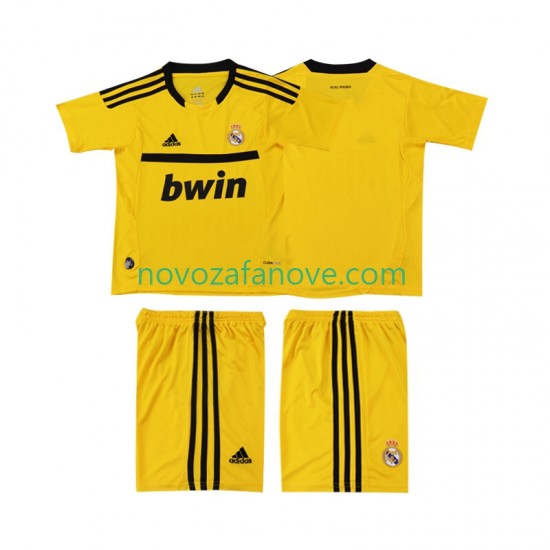 Nogometni Dres Real Madrid 2012 Golmanski Retro Dječji Domaći 2011 Kratkih Rukava