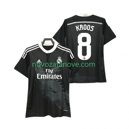Nogometni Dres Real Madrid KROOS 8 2014 2015 Retro Muški Gostujući Kratkih Rukava