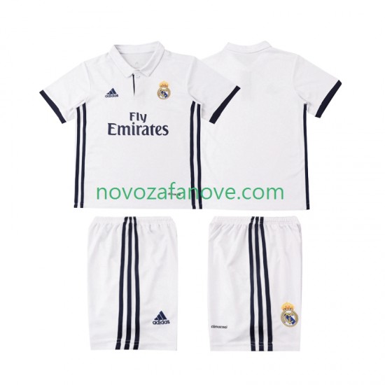 Nogometni Dres Real Madrid 2016 2017 Retro Dječji Domaći Kratkih Rukava