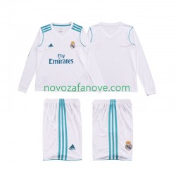 Nogometni Dres Real Madrid 2017 2018 Retro Dječji Domaći Dugim Rukavima