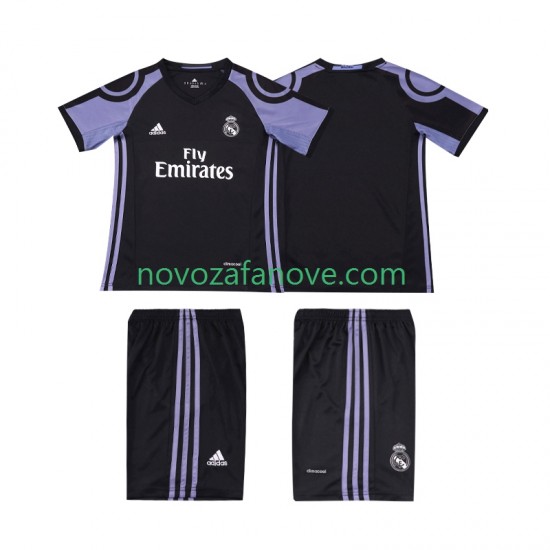 Nogometni Dres Real Madrid 2016 2017 Retro Dječji Treći Kratkih Rukava