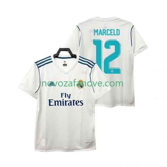 Nogometni Dres Real Madrid MARCELD 12 2017 2018 Retro Muški Domaći Kratkih Rukava