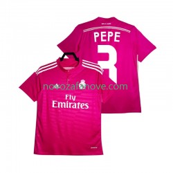 Nogometni Dres Real Madrid PEPE 3 2014 2015 Retro Muški Gostujući Kratkih Rukava
