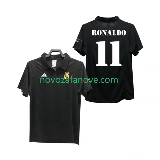 Nogometni Dres Real Madrid RONALDO 11 2003 Retro Muški Gostujući 2002 Kratkih Rukava