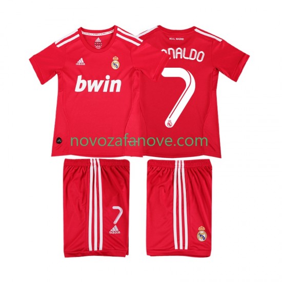Nogometni Dres Real Madrid RONALDO 7 2012 Retro Dječji Treći 2011 Kratkih Rukava