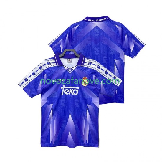 Nogometni Dres Real Madrid 1996 1997 Retro Muški Gostujući Kratkih Rukava