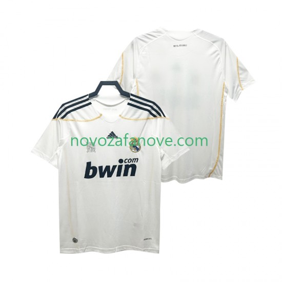 Nogometni Dres Real Madrid 2009 Retro Muški Domaći 2010 Kratkih Rukava