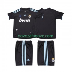 Nogometni Dres Real Madrid 2009 Retro Dječji Gostujući 2010 Kratkih Rukava