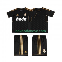 Nogometni Dres Real Madrid 2012 Retro Dječji Gostujući 2011 Kratkih Rukava