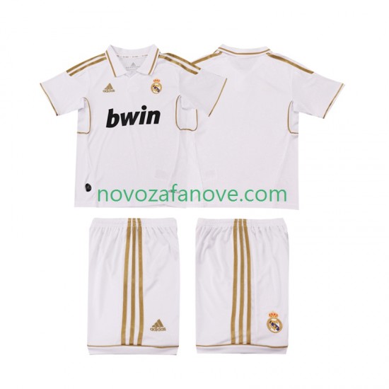 Nogometni Dres Real Madrid 2012 Retro Dječji Domaći 2011 Kratkih Rukava