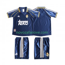 Nogometni Dres Real Madrid Retro Dječji Treći 1998 1999 Kratkih Rukava