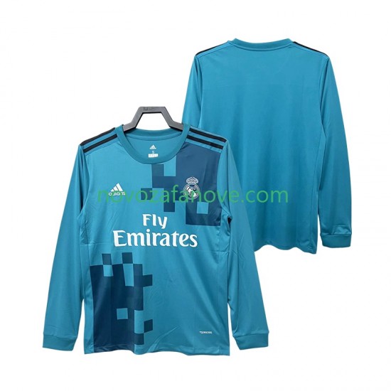 Nogometni Dres Real Madrid 2017 2018 Retro Muški Treći Dugim Rukavima