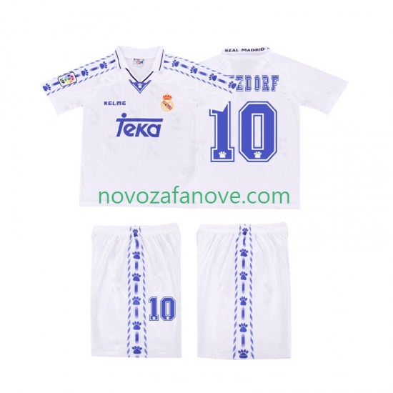 Nogometni Dres Real Madrid SEEDORF 10 1996 1997 Retro Dječji Domaći Kratkih Rukava