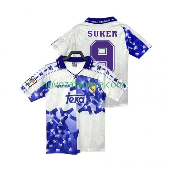 Nogometni Dres Real Madrid SUKER 9 1996 1997 Retro Muški Treći Kratkih Rukava