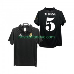 Nogometni Dres Real Madrid ZIDANE 5 2003 Retro Muški Gostujući 2002 Kratkih Rukava