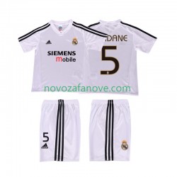 Nogometni Dres Real Madrid ZIDANE 5 5 Retro Dječji Domaći 2004 2002 Kratkih Rukava