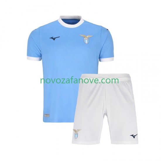 Nogometni Dres SS Lazio Dječji Domaći 2025-2026 Kratkih Rukava