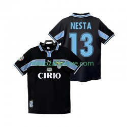 Nogometni Dres SS Lazio NESTA 13 Retro Muški Gostujući 1998 1999 Kratkih Rukava