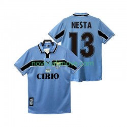 Nogometni Dres SS Lazio NESTA 13 Retro Muški Domaći 1998 1999 Kratkih Rukava