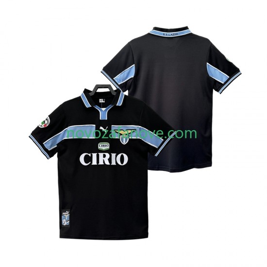 Nogometni Dres SS Lazio Retro Muški Gostujući 1998 1999 Kratkih Rukava