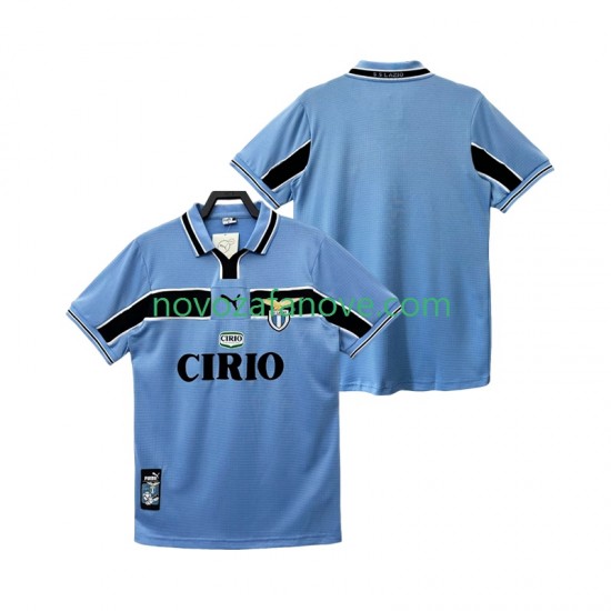 Nogometni Dres SS Lazio Retro Muški Domaći 1998 1999 Kratkih Rukava