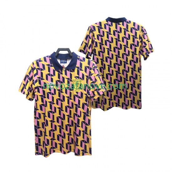 Nogometni Dres Škotska 1988 1989 Retro Muški Treći Kratkih Rukava