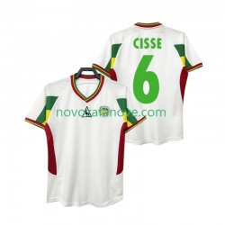 Nogometni Dres Senegal CISSE 6 Retro Muški Domaći 2002 Kratkih Rukava