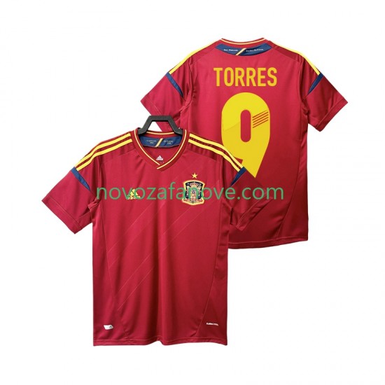 Nogometni Dres Španjolska TORRES 9 2012 Retro Muški Domaći Kratkih Rukava