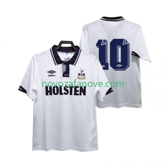Nogometni Dres Tottenham Hotspur 10 1991 1993 Retro Muški Domaći Kratkih Rukava