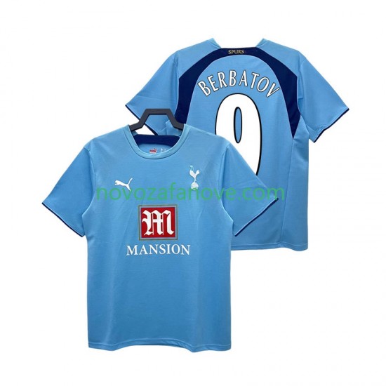Nogometni Dres Tottenham Hotspur BERBATOV 9 2007 Retro Muški Gostujući 2006 Kratkih Rukava