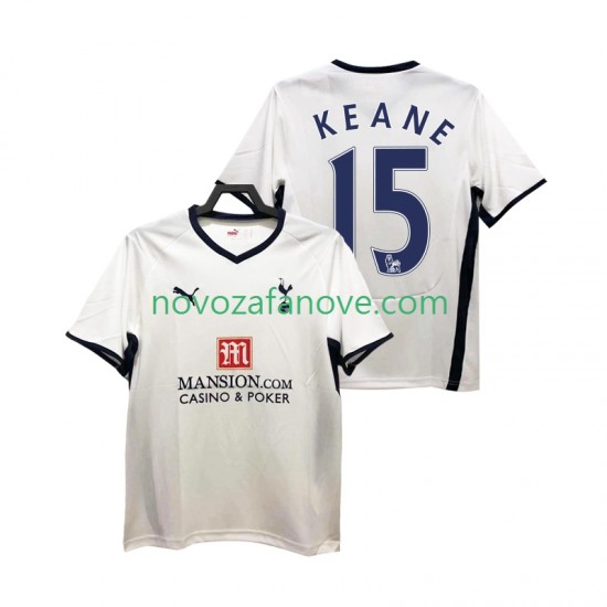 Nogometni Dres Tottenham Hotspur Keane 15 2009 Retro Muški Domaći 2008 Kratkih Rukava