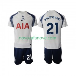 Nogometni Dres Tottenham Hotspur Kulusevski 21 Dječji Domaći 2025-2026 Kratkih Rukava