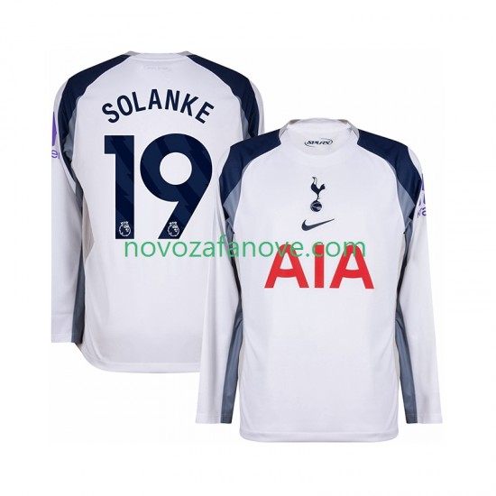 Nogometni Dres Tottenham Hotspur Solanke 19 Muški Domaći 2025-2026 Dugim Rukavima