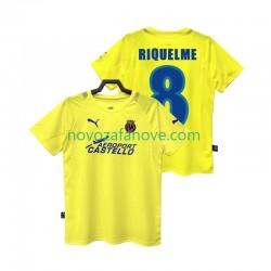 Nogometni Dres Villarreal CF RIQUELME 8 2005 Retro Muški Domaći 2006 Kratkih Rukava