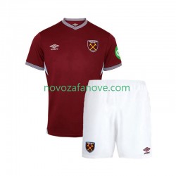 Nogometni Dres West Ham United Dječji Domaći 2025-2026 Kratkih Rukava