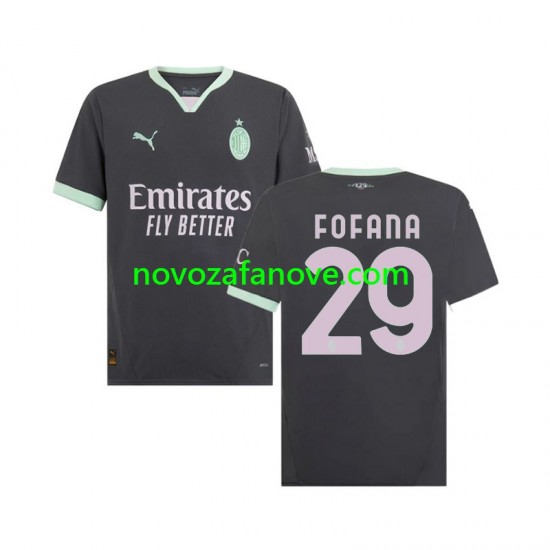 Nogometni Dres AC Milan Fofana 29 Muški Treći 2024-2025 Kratkih Rukava