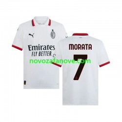 Nogometni Dres AC Milan Morata 7 Muški Gostujući 2024-2025 Kratkih Rukava