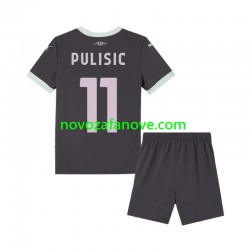 Nogometni Dres AC Milan Pulisic 11 Dječji Treći 2024-2025 Kratkih Rukava