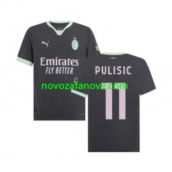 Nogometni Dres AC Milan Pulisic 11 Muški Treći 2024-2025 Kratkih Rukava