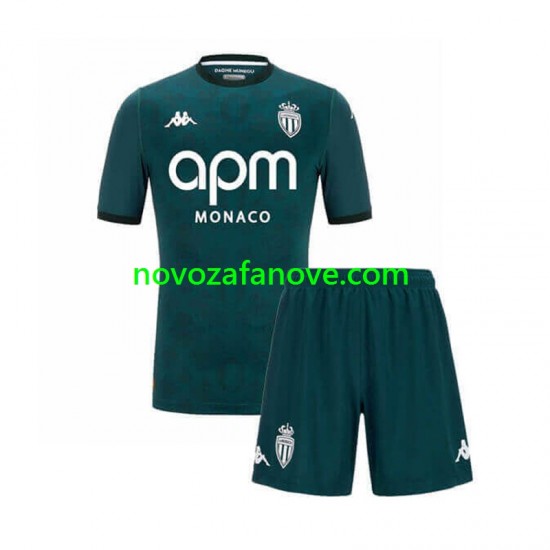 Nogometni Dres AS Monaco Dječji Gostujući 2024-2025 Kratkih Rukava