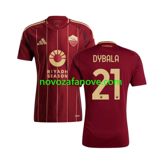 Nogometni Dres Roma Paulo Dybala 21 Muški Domaći 2024-2025 Kratkih Rukava