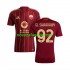 Nogometni Dres Roma Stephan El Shaarawy 92 Muški Domaći 2024-2025 Kratkih Rukava
