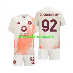 Nogometni Dres Roma Stephan El Shaarawy 92 Dječji Gostujući 2024-2025 Kratkih Rukava