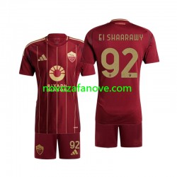 Nogometni Dres Roma Stephan El Shaarawy 92 Dječji Domaći 2024-2025 Kratkih Rukava
