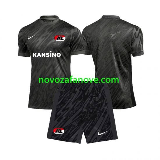 Nogometni Dres AZ Alkmaar Golmanski Dječji Gostujući 2024-2025 Kratkih Rukava