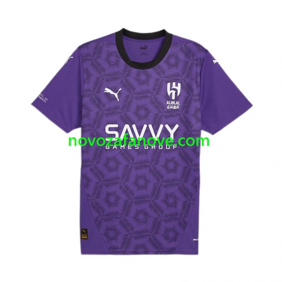 Nogometni Dres Al Hilal Muški Treći 2024-2025 Kratkih Rukava